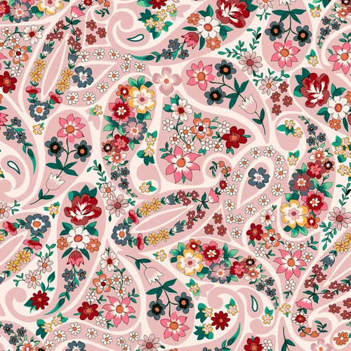 Miniatura 4 de Vera Bradley Maleta rígida con ruedas para mujer, Paisley de la pradera, Maleta con ruedas rígidas