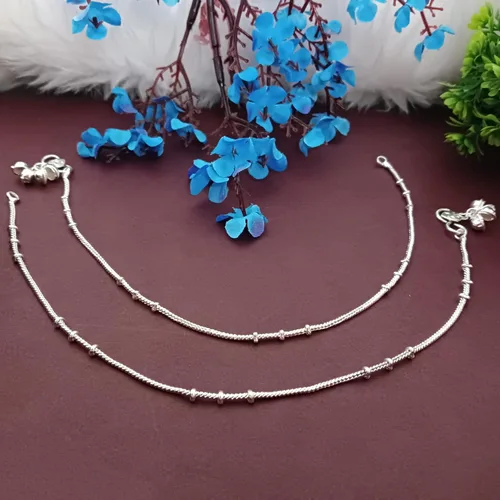Miniatura 2 de Efulgenz Indian Jewelry Boho Anklets Barefoot Sandals Ankle Bracelet Payal Anklet Set, Multicolor