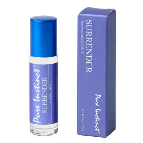 Pure Instinct SURRENDER Roll-On The Original - Perfume de aceite corporal con infusión de feromonas EdP Perfume – para mujer – Preparado para la TSA