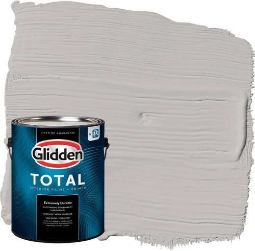 Miniatura 56 de Glidden Pintura Interior + Imprimación: Gris/Plata Antigua, Una Capa, Satinado, 1 Galón