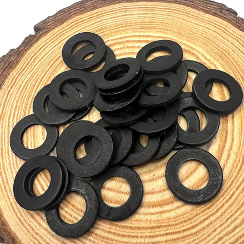 Miniatura 2 de Arandela plana de acero M8, arandela plana con acabado de óxido negro