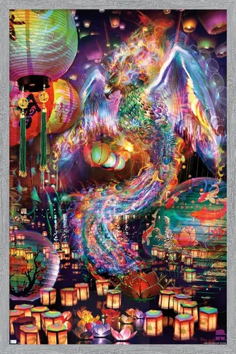 Miniatura 13 de Trends International Jumbie - Póster de pared de Phoenix, 14.72 x 22.37 pulgadas, versión enmarcada plateada Versión con marco plateado