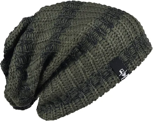 Miniatura 26 de FORBUSITE - Gorro holgado de punto para hombre, de gran tamaño, para verano e invierno B08