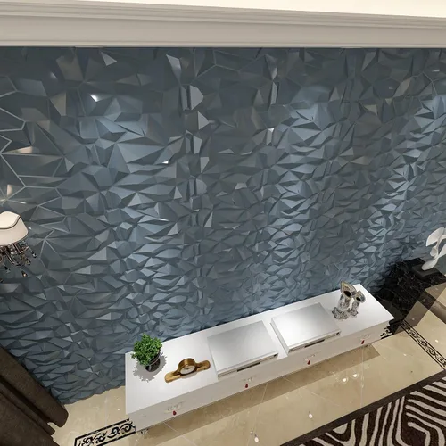Miniatura 79 de Art3d Panel de Pared de Diamante 3D de PVC Dentado a Juego-Negro Mate, para Decoración Interior Residencial y Comercial Diamante mate negro