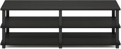Miniatura 6 de Furinno TURN-S-TUBE - Soporte para TV, centro de entretenimiento de 3 niveles sin herramientas, consola de TV para televisores de hasta 46 pulgadas