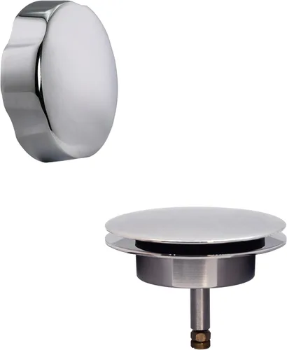 Miniatura 13 de Westbrass A50TE-07 - Moldura de repuesto estándar de 1-1/2 pulgadas para ensamblajes de desagüe de baño de accionamiento por cable, níquel satinado