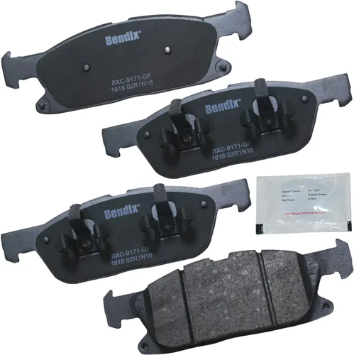 Miniatura 120 de Pastillas de freno delanteras cerámicas Bendix Priority1 CFC2302 para Hyundai Elantra 2021, Sonata 2022-2020, Kia K5 2023-2021