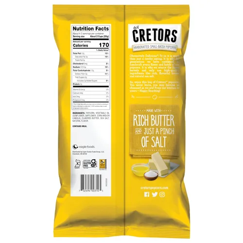 Miniatura 2 de G.H. Cretors Mantequilla de granja de palomitas de maíz, 12 unidades, 4.5 oz