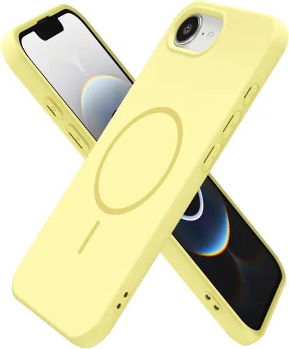 Miniatura 225 de oakxco Funda de silicona Mag Safe para iPhone 17 Pro Max, funda magnética delgada y fina compatible con carga inalámbrica MagSafe, bonita funda Negro