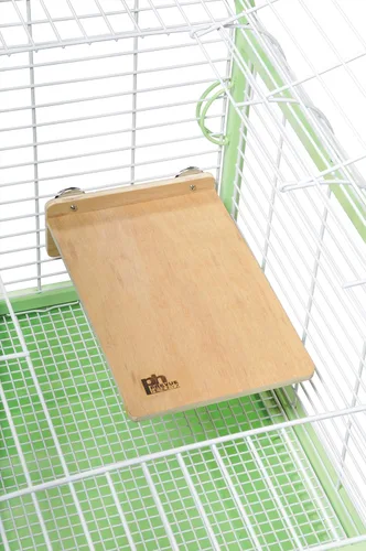 Miniatura 2 de Prevue Pet Products - Plataforma de madera grande para jaulas de animales pequeños, plataforma de jaula de madera natural para hurones, conejillos