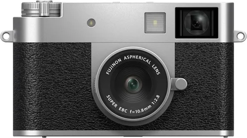 FUJIFILM Cámara compacta X Half Premium - Plata Plateado