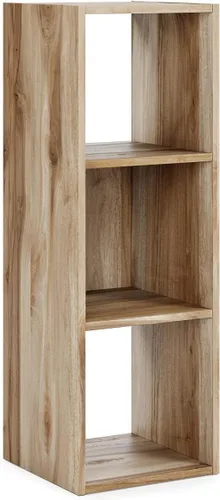 Miniatura 15 de Diseño exclusivo de Ashley Paxberry. Organizador de almacenamiento o librero moderno de 6 cubos, color blanqueado