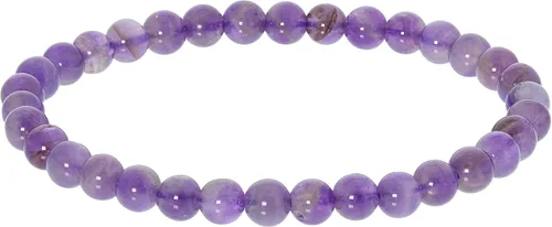 Miniatura 290 de Gem Avenue Handmade Round Bead Stretch Bracelet Unisex Natural Stone Beaded Jewelry for Men & Women, Elastic Wristband for Daily Wear