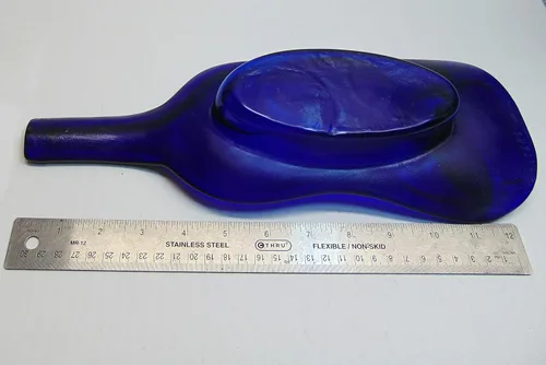 Miniatura 8 de UpC- Plato de inmersión reciclado para botellas de vino azul cobalto