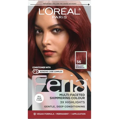 Miniatura 80 de L'Oreal Paris Feria - Tinte permanente multifacético y brillante, 60 Crystal Brown (castaño claro), paquete de 1 60 marrón claro