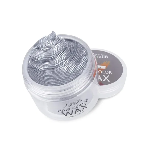 Miniatura 14 de Cera temporal para el cabello, color rubio dorado, cera de pintura de tinte para el cabello de Magic Master Keratin natural, lavable y temporal