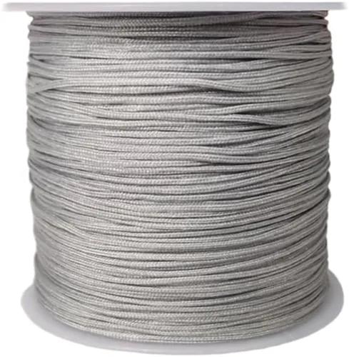 Miniatura 7 de Cordón de nailon de 0.020 in, hilo de ajuste para nudos chinos, collares, joyería, macramé, cuentas, pulseras de 150 yardas (azul)