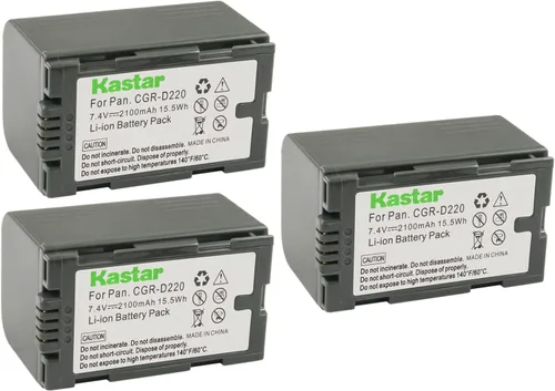 Miniatura 4 de Kastar Paquete de 1 batería de repuesto CGR-D16 para Panasonic CGR-D320, CGR-D320A/1B, CGR-D320E/1B, VW-VBD25, Panasonic DE-A20, DE-A88C, VSK0581