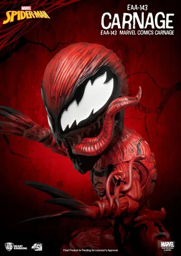 Miniatura 4 de Beast Kingdom Marvel Comics: Carnage EAA-143 Egg Attack Figura de acción, multicolor