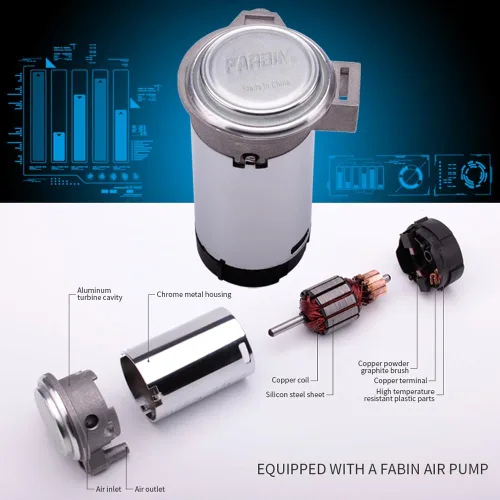 Miniatura 7 de FARBIN - Claxon de aire para camiones, bocina compacta de tren, bocina eléctrica para coche 12 V, 150 db, superfuerte con arnés de cableado
