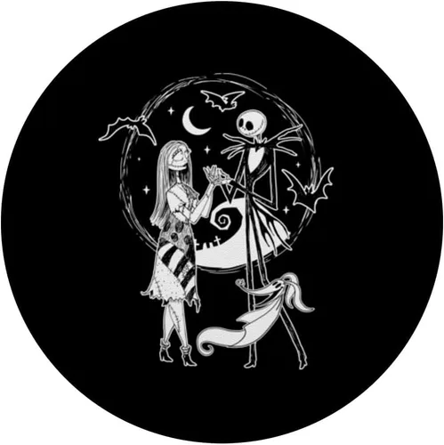 Miniatura 3 de Pesadilla antes de Navidad - Jack Sally Zero PopSockets estándar PopGrip