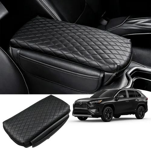 Miniatura 19 de Ajuste Personalizado para Funda de Consola Central 2015-2020 Ford F150, 2017-2022 F250 F350 F450, 2018-2024 Ford Expedition Protector de Brazo