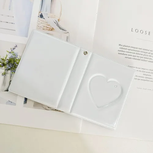 Miniatura 4 de 2 carpetas pequeñas para tarjetas fotográficas de 3 pulgadas, álbum de fotos Kpop pequeño, soporte para tarjeta de identificación con 5 hojas