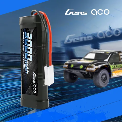 Miniatura 6 de Gens ace 7.2V 3000mAh NiMH Batería recargable de alta potencia baja autodescarga con Tamiya Plug para RC Cars Truggy Tank Electric RC Monster Truck