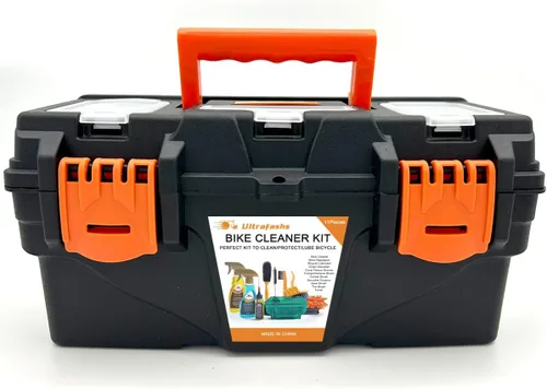 Juego de lubricante y limpiador de aceite para cadena de bicicleta con desengrasante de bicicleta, lubricante húmedo, limpiador de cadena,