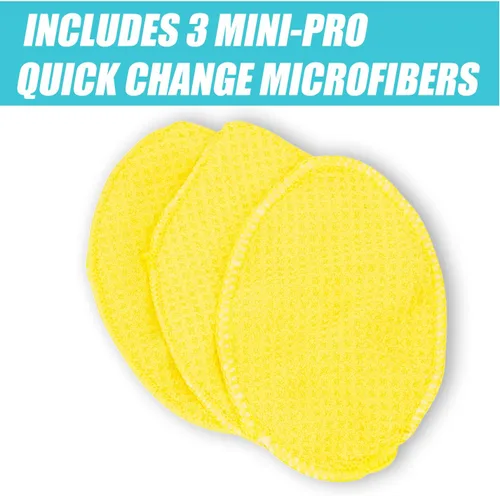 Miniatura 5 de Invisible Glass 95164 Herramienta Reach & Clean para ventanas y parabrisas Wet-Dry Pro, mango extensible y paño de microfibra lavable reutilizable
