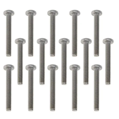 Miniatura 13 de MroMax 5 tornillos de máquina Phillips de cabeza plana M8 x 0.984 in, acero inoxidable 304 18-8, rosca completa, tornillos de cabeza cruzada gris