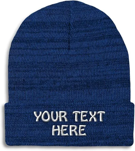 Miniatura 14 de Gorro de invierno para hombres y mujeres, gorro de acrílico con texto personalizado personalizado