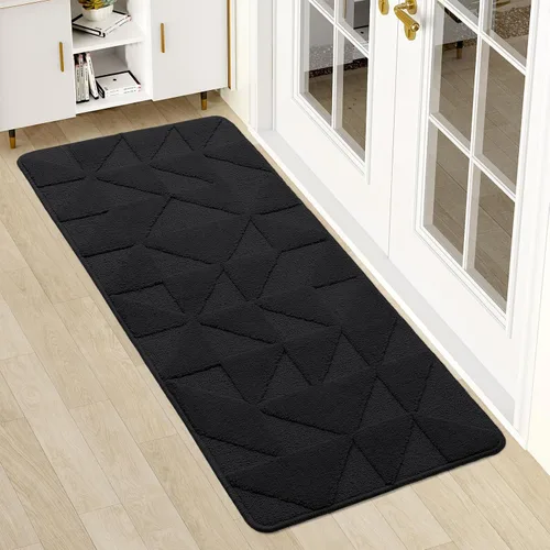 Miniatura 30 de OLANLY Tapetes para Puerta para Interiores, Antideslizantes, Absorbentes, Resistentes a la Suciedad, Tapete de Entrada Lavable, Tapete de Entrada
