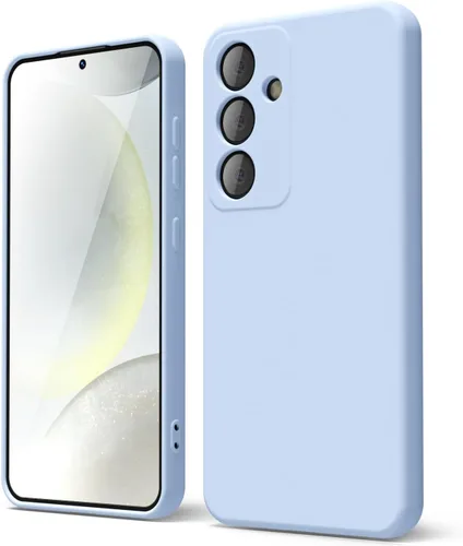 Miniatura 426 de oakxco Funda para teléfono Samsung Galaxy S21 Ultra con agarre de silicona líquida, bonita funda delgada y delgada de goma suave de TPU lisa