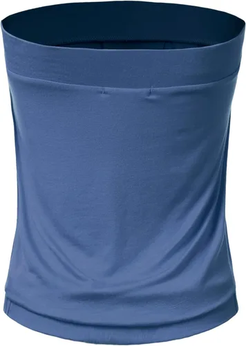 Miniatura 3 de DOUBLJU - Top de tubo elástico plisado natural para mujer con banda elástica con talla grande