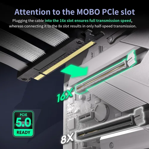 Miniatura 3 de Cable de elevación PCIE ConnBull (150 mm)
