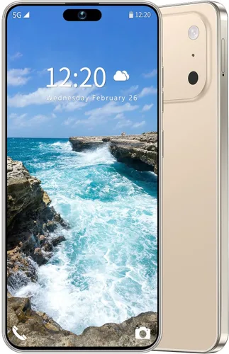 Miniatura 13 de Teléfono celular desbloqueado PMAX de 12 GB+512 GB, pantalla HD de 6.99 pulgadas, teléfonos Android 15 5G, batería 7000 mAh desbloqueado el Rojo vino