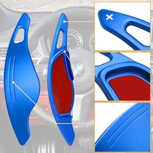 Miniatura 5 de Jaronx Compatible con extensión de palanca de cambio de paleta BMW 3'G20/5'G30/6'G31/7'G11/8'G14/X3 G01/X4 G02/X5 G05/X6 G06/X7 G07/Z4 G29