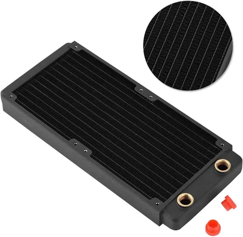 Miniatura 2 de TSRP-BP - Disipador de calor de radiador de cobre, rosca G1/4, intercambiador de calor líquido de refrigeración por agua para computadora