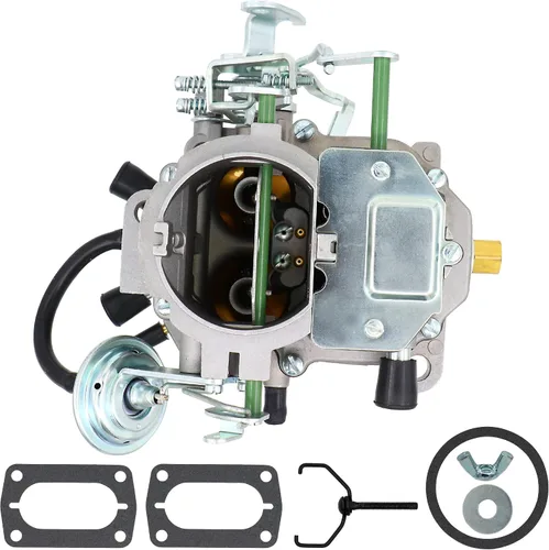 Miniatura 6 de NENKUTEN Carburador de 2 Barriles para Modelos de Dodge Truck Plymouth 273-318 4.5L 5.2L Motores V8 1966-1973 BBD Obturador Manual de 2BBL con Juntas