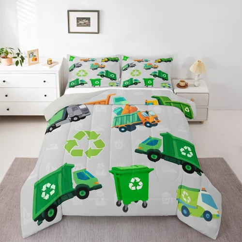 Miniatura 32 de Feelyou Juego de edredón de perezoso lindo juego de ropa de cama para niños y niñas, juego de edredón de mariposa de galaxia, hojas botánicas