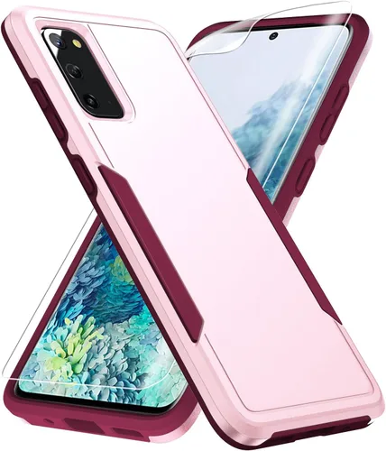 Miniatura 9 de para Galaxy S20 Funda, con protector de pantalla [Probada a caídas de grado militar] Funda protectora resistente y dura para Samsung Galaxy S20