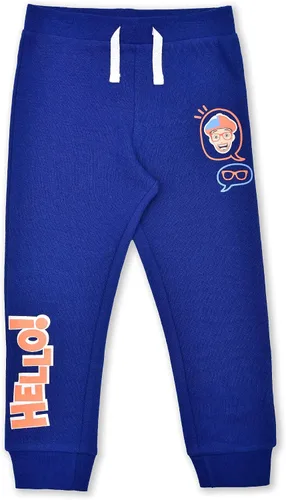 Miniatura 2 de Blippi Paquete de 2 pantalones deportivos deportivos para niños con cordón y cintura elástica para niños pequeños y niños grandes, azulazul marino