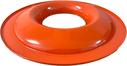 Miniatura 4 de Kit de filtro de aire redondo para Chevy 350-13" de bloque pequeño - Naranja