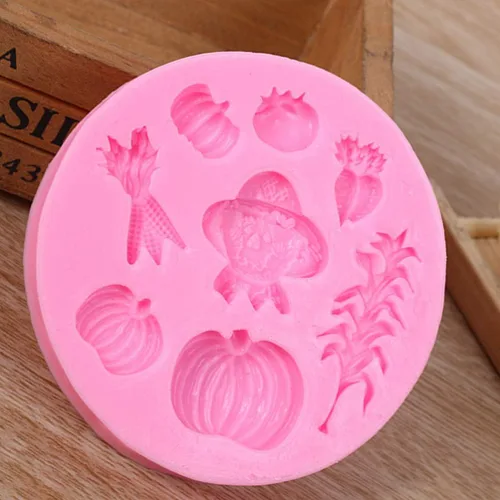 Miniatura 6 de Molde de pastel Molde de calabaza de silicona para panadería Cocina Tienda de postres