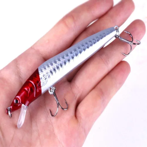 Miniatura 4 de Kit de señuelos de pesca Minnow Popper Crank Baits Freshwater Bass Fishing Baits Set