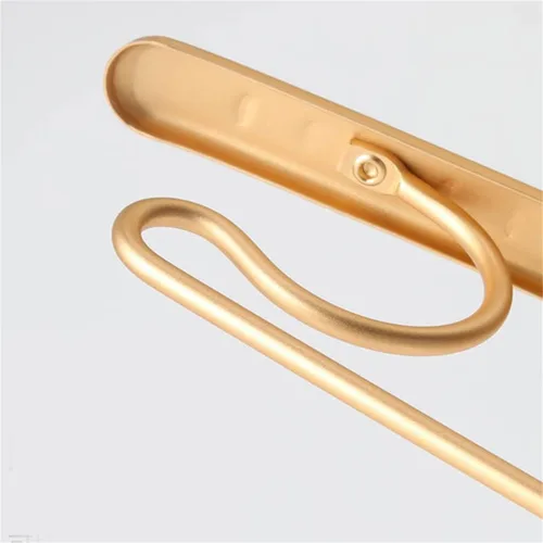 Miniatura 7 de Paquete de 5 perchas de metal de aleación de aluminio antideslizantes engrosadas perchas de invierno perchas de almacenamiento para el hogar