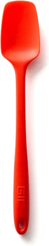 Miniatura 12 de GIR: Get It Right Espátula de Silicona Spoonula - Raspador Espátula de Silicona Antiadherente Resistente al Calor para Mezclar, Servir, Raspar, Azul