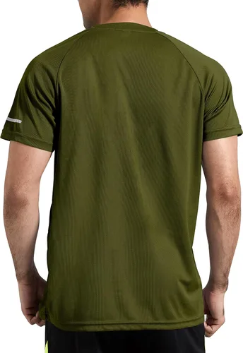Miniatura 3 de Holure Camisa de entrenamiento de manga corta de secado rápido para hombre