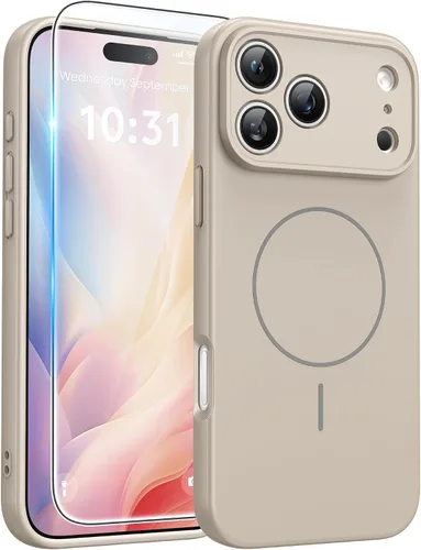 Miniatura 294 de FNTCASE - Funda para iPhone 16 Pro: magnética, mate, translúcida, de grado militar, protectora contra caídas, resistente, fina, duradera y a prueba